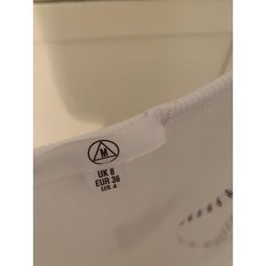 Missguided white midi dress